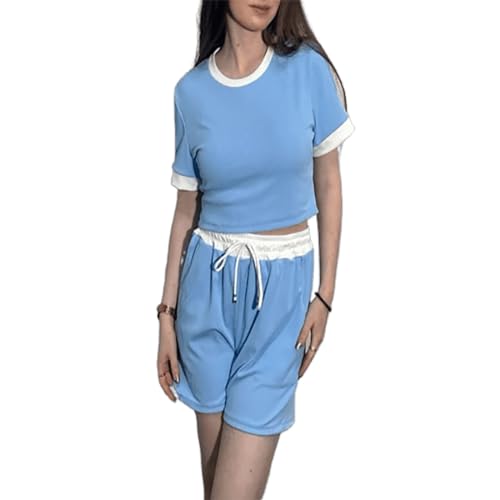 Survêtement côtelé ensemble d'été léger pour un style casual sans effort