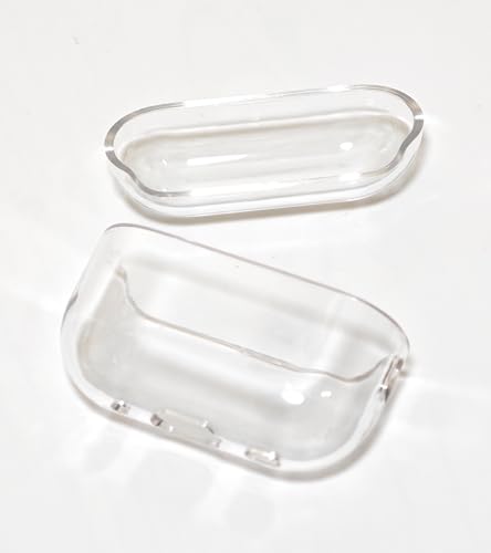 NAKED AirPods Pro2 �P�[�X �N���A �|���J�[�{�l�[�g PC ��2���� 2024 �p �ی�P�[�X LED�� �ϏՌ� ���C�����X�[�d�Ή� �X�g���b�v�z�[���i�����j