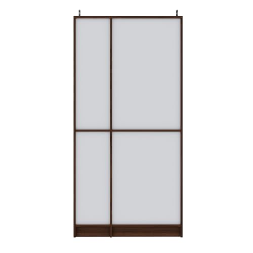 Image of Wakefit Wardrobe for Bedroom | 1 Yr Warranty | Cupboard for Bedroom, Almirah, Wooden Wardrobe, Multi-Shelves Storage with Mirror, Density:680-750 kg /m, Free Installation from Brand (Twill - CW)