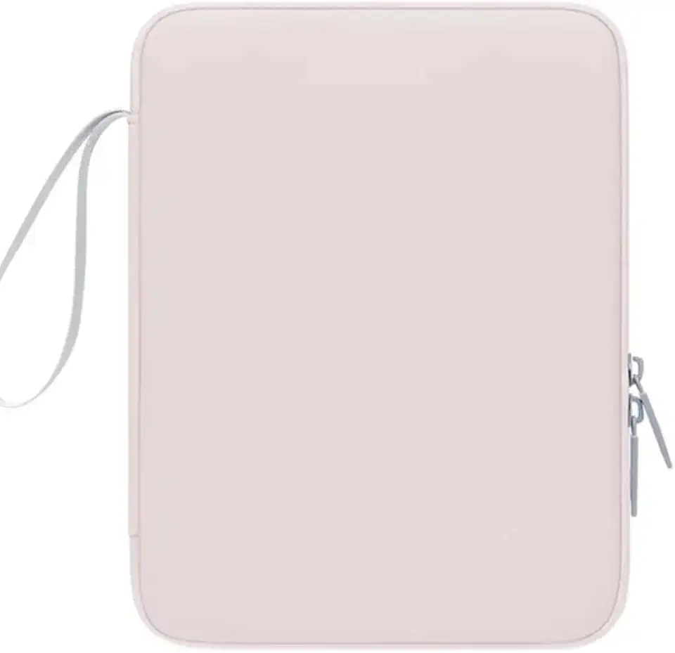 Capa Protetora para Tablet 13 Polegadas, Bolsa Organizadora Portátil com Alça, Resistente a Impactos, Preta (Rosa)