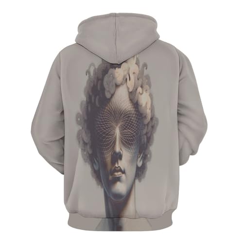 Pull Imprimé en 3D Thème Grotesque Idéal pour Vos Sorties Streetwear - 4