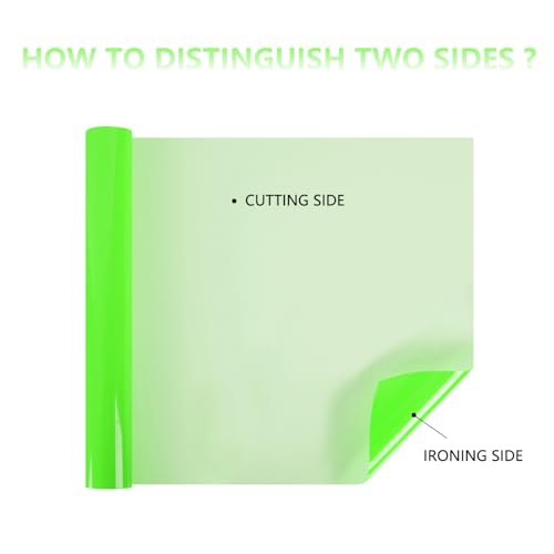 guangyintong Rolos de Vinil de Transferência de Calor Que Brilham No Escuro, Vinil de Passar A Ferro