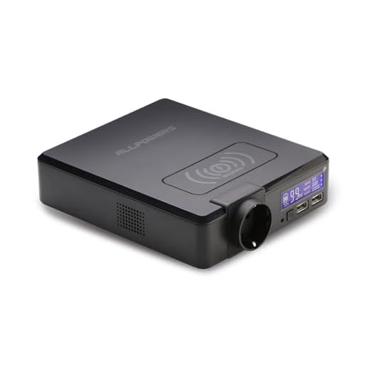 ALLPOWERS S200 Centrale Elettrica Portatile 154Wh/41600mAh, Power Bank con 200W Presa AC, 60W USB-C, Uscita Wireless, Generatore solare per Emergenza, Campeggio, Viaggi, Casa