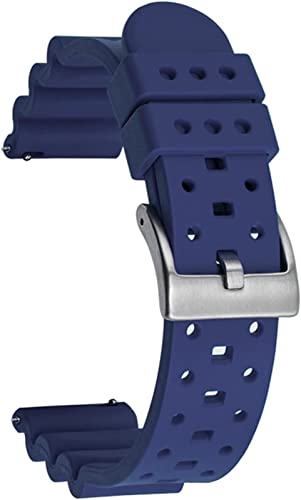 Bracelet de montre de plongée 24mm caoutchouc fluor sport homme femme compatible Samsung