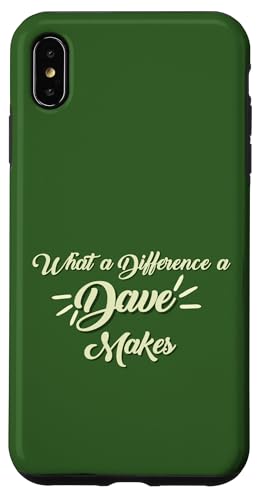 What a Difference a Dave Make David Davie �ʔ��� ���O �j�̎q �X�}�z�P�[�X iPhone XS Max �p