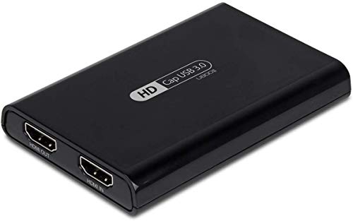 MyGica USB Type C Video Capture Device Card, Dual HDMI to USB 3.0 Analog HD 1080P 4K HD60S Live Stream Game Recorder Digital Video Capture Switch with Mic,Plug & Play for Windows Linux Mac Android PC