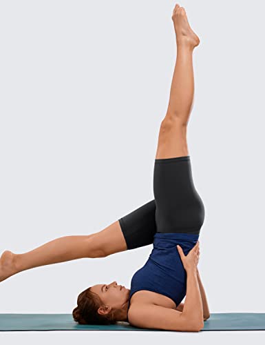 CRZ YOGA Women's Naked Feeling Biker Shorts - 8 Inches High Waisted Yoga Workout Gym Running Spandex3