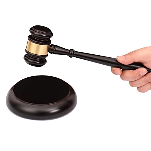 Custom Wooden Gavel And Sound Block,Sinseike Personalized Gavel Sound Block For Lawyer Judge Auction Sale #TOP6