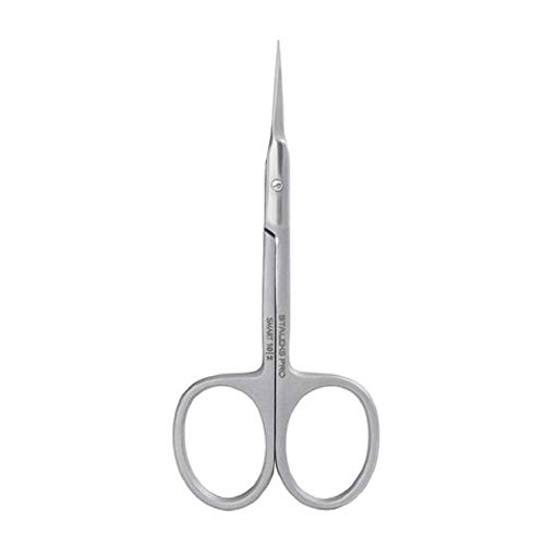 STALEKS Pro Smart 10/2 Cuticle Scissors 3.98 Inch (Blade Width 22 mm) Handmade in Europe SS-10/2