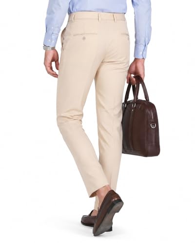 Image of SUNPOINT Formal Pants for Men Office Wear - Premium Regular Fit Formal Trouser for Men, Boys, Gents Bottom Formal wear for Office Meeting, Party, Gathering, Wedding
