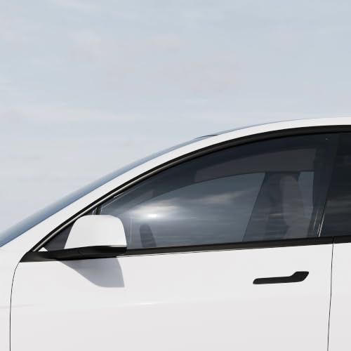 Image of TWRAPS Front Doors Window Tint for Tesla Model Y Juniper 2026, Medium Smoke | Nano Ceramic IR Film Blocks 99% Harmful UV Light, Rejects 50% Heat, Precut Kit Accessory