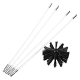 Ciieeo Trocknerentlüftungsbürste aus Nylon für Effiziente Reinigung von Kaminrohren und Ofenrohren zur Verkürzung der Trockenzeit und Vermeidung von Reparaturkosten