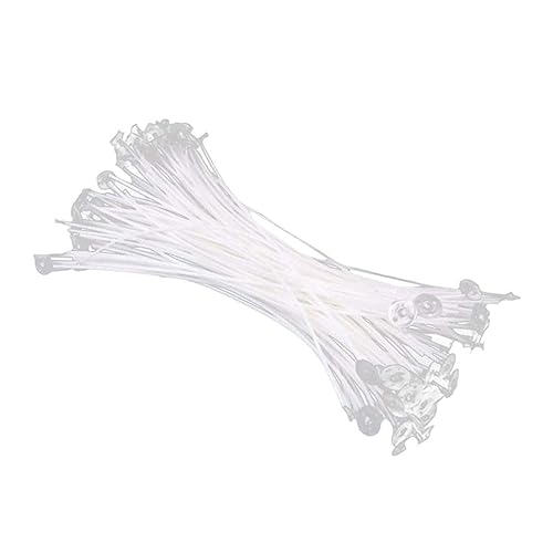 Mechas para Velas de Algodón Natural Preenceradas 100 unidades