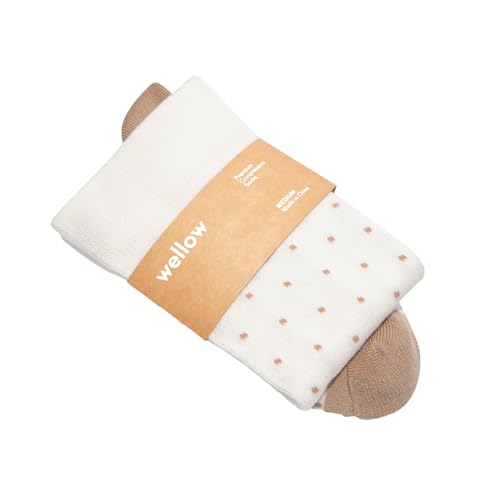 Image of Wellow Knee High Compression Socks for Men & Women - Made with Viscose from Bamboo, Swelling & Pregnancy Support