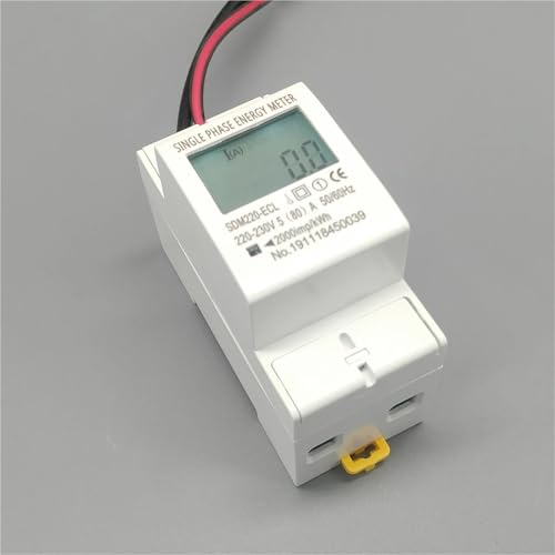 Compteur électrique monophasé 80A 230V avec écran LCD rétroéclairé - 4