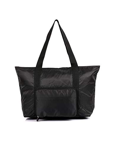 Pack n Fold Foldable Travel Tote Bag … (Black)3