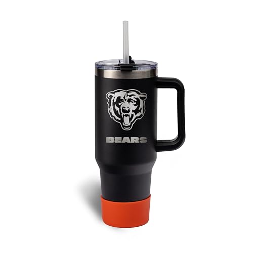 Image of The Memory Company Officially Licensed NFL - Chicago Bears 46oz Game Day Tumbler with Laser Engraved Team Logo
