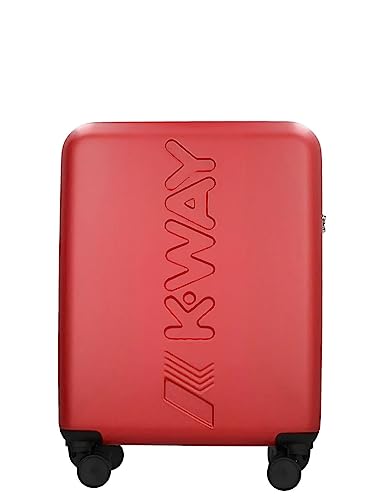 K-way K-AIR Trolley cabina rigido da viaggio, dimensioni perfette per essere trasportato in cabina. L'accessorio presenta quattro ruote per la massima libertà di movimento, due tasche con zip all'int.