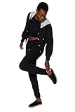 TRENDYOL Twoaw22ea0468 Pantalón Deportivo, Negro/Pura alegría, L Mujeres