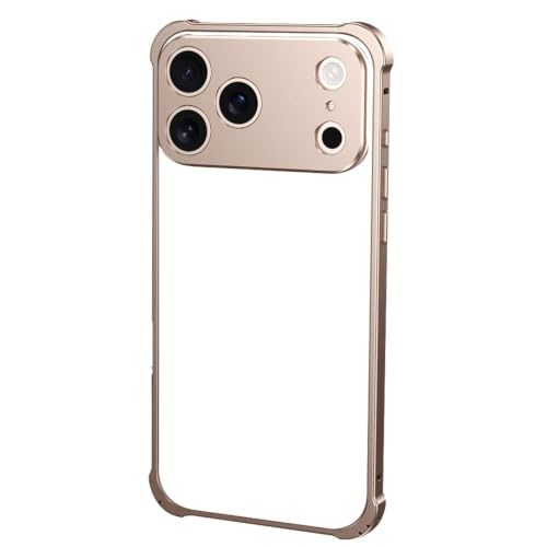 Design évidé iPhone 17 cadre aluminium dissipation thermique or