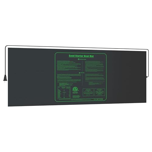 iPower Waterproof Seedling Heat Mat 48" x 20", ETL Certified Durable Germination Heating Pad, for Seed Starting Propagation by iPower - Used condition - US$18.73