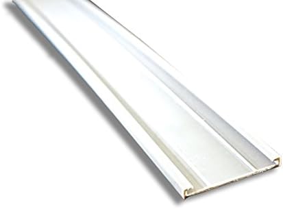 7/8" Label Holder / Tag Holder Strip, Sign holder, C-Channel Design, Clear, 6" length, (pack of 25 holders)