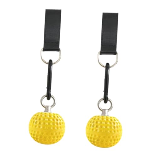 Harilla Pelota de Agarre eléctrico de 2 Piezas, Pelota de Escalada, Pelota de dominadas, para Ejercicio, Correa Negra, Diámetro de La Bola