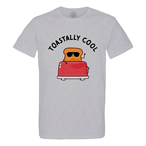 T-shirt homme col rond humour bread toast joke imprimé au style graphique