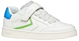 Respirant Geox J ECLYPER Boy A Baskets pour garçon Blanc/Vert Clair, 37 EU