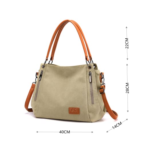 Bolsas de mão e ombro femininas bolsa leve para uso diário bolsas femininas Marrom claro