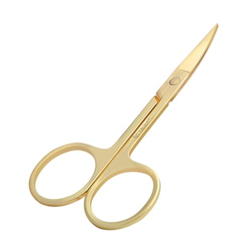 HAPINARY 4 Pezzi Forbici Per Sopracciglia Tagliacapelli Naso in Acciaio Inossidabile Strumenti Modellare Del Naso Sopracciglia