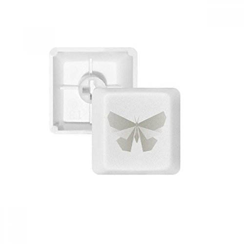 Keycaps PBT blanc motif origami pour clavier mécanique OEM