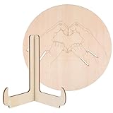 CONGARTENO Holz Krankenhaus Armband Display Ständer mit Gravur Neugeborenen Namensschild Geburtstafel Leicht Tragbar für Babyparty und Kinderzimmer