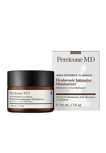 Perricone MD High Potency Classics Hyaluronic Intensive Moisturizer 30ml- Oil-Free Hyaluronic Intensive Moisturiser with 3 Forms of Hyaluronic Acid, Hydrates, Lifts & Tightens Skin – Lightweight