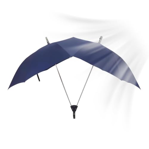 Grand parapluie 2 personnes à large toile imperméable et coupe-vent