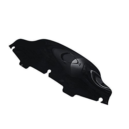 Innoglow Motorcycle Windscreen Windshield 6 Inches Fits For Harley Electra Street Glide Touring Bike 1996-2013 Black #TOP4