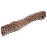 Ipetboom Ersatzgriff Axtstiel 27cm aus Karbonisiertem Quercus Acutissima Holz mit Ergonomischem Tigerkopf Design für Holzbearbeitung