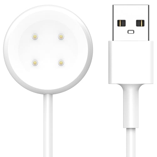 QHBAMD Charger Cable Compatible for Google Pixel Watch 2, USB-A Replacement Magnetic Charging Smartwatch Cable 3.3ft/1M White