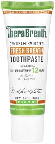 Therabreath Therabreath Oxygenating Fluoride Toothpaste With Aloe Vera