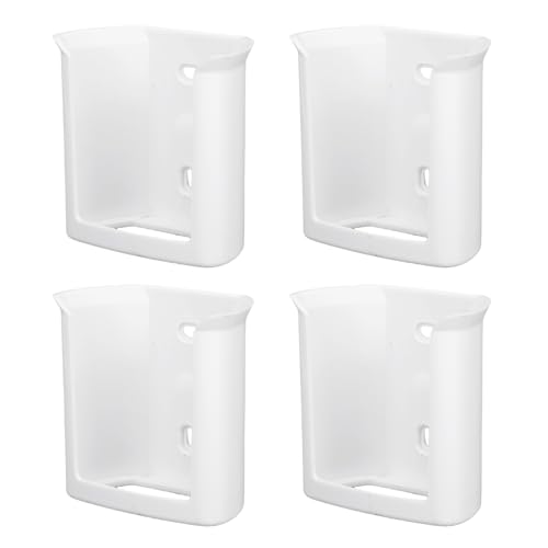 Fabater Soporte para Control Remoto, Paquete de 4 Cajas de Almacenamiento para Montaje en Pared, Organizador para Aire Acondicionado, TV, Caja de Almacenamiento