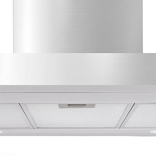 Coifa e Depurador de Parede Eos 90cm Eco90pt Inox 110v