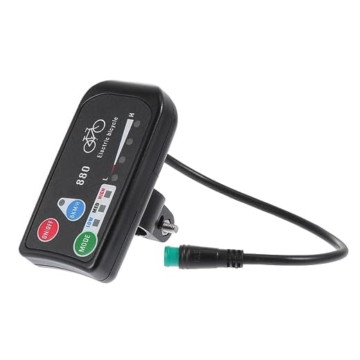 Toddmomy 1 Unidade Painel De Controle Elétrico Sem Escova Painel De Exibição De Scooter Elétrico Patinete Elétrico Bicicleta Elétrica Bateria De Lítio Cobre Tela De Exibição