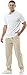 HOEREV Men Casual Beach Trousers Linen Summer Pants, Beige, Large