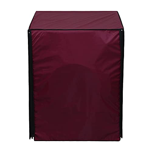 Image of Lithara Waterproof Front Load Washing Machine Cover 7 Kg, 7.2 Kg, 7.5 Kg, 8 Kg (Maroon)