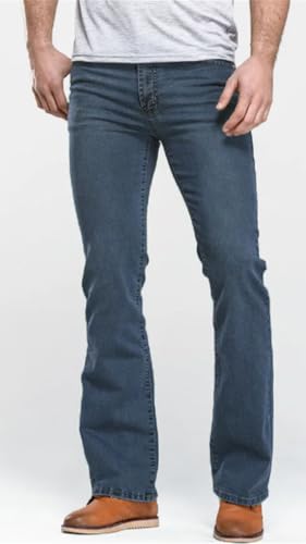 Men's Denim Pants Slim Fit Casual Classic Stretch Solid Color Denim Pants4