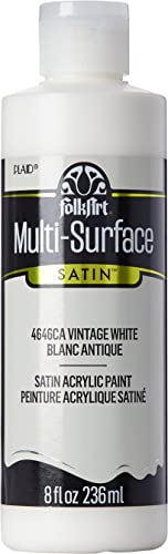Image of FolkArt Multi-Surface Paint, 8 oz, Vintage White