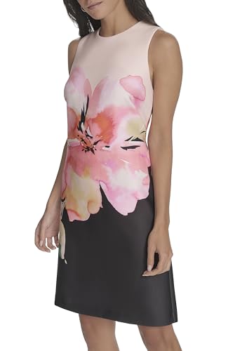 Calvin Klein Women's Floral Scuba Event Party Dress3