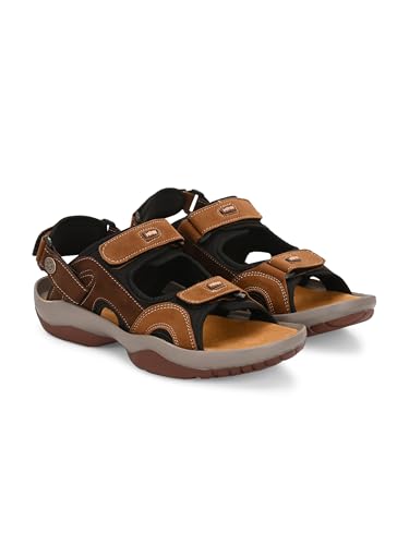 Image of BELLION Sports Sandals for Men | Comfortable & Lightweight | Flexible & Breathable | Anti-Skid Footwear for Trekking, Hiking & Outdoor