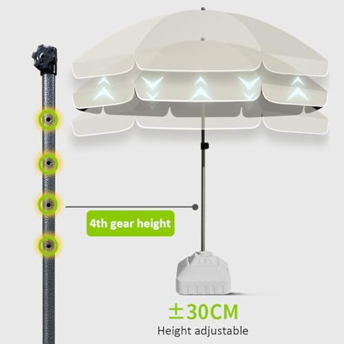 Parasol de terrasse réglable pour éviter les coups de soleil