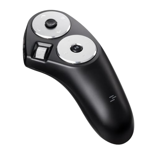 サンワダイレクト 空中マウス Bluetooth/2.4GHz メディアコントロールボタン搭載 充電式 ブラック 400-MAWBT204BKN